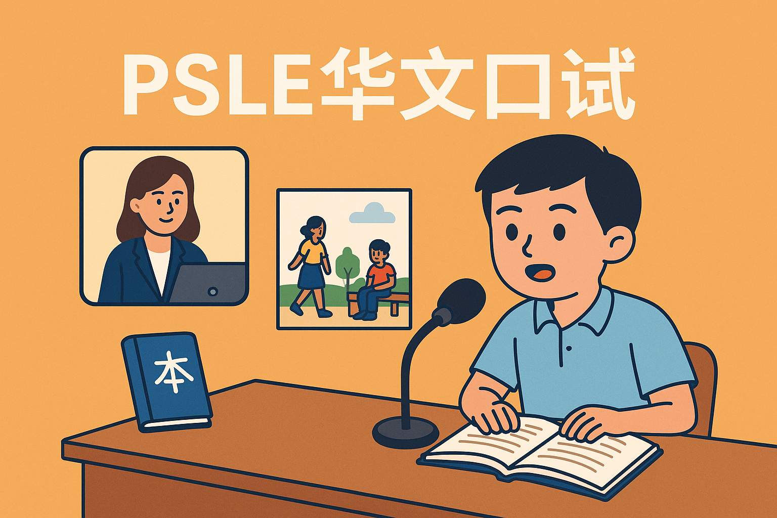 PSLE 华文口试｜考试流程、评分重点与模拟材料分享